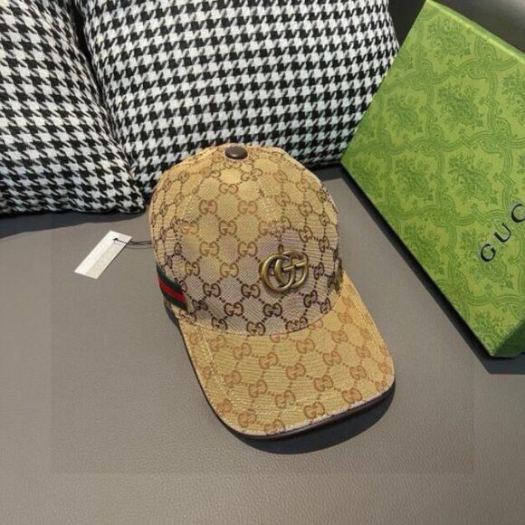 Gucci Canvas Web Detail Baseball Cap🌞🌞 - Picture 3 of 9